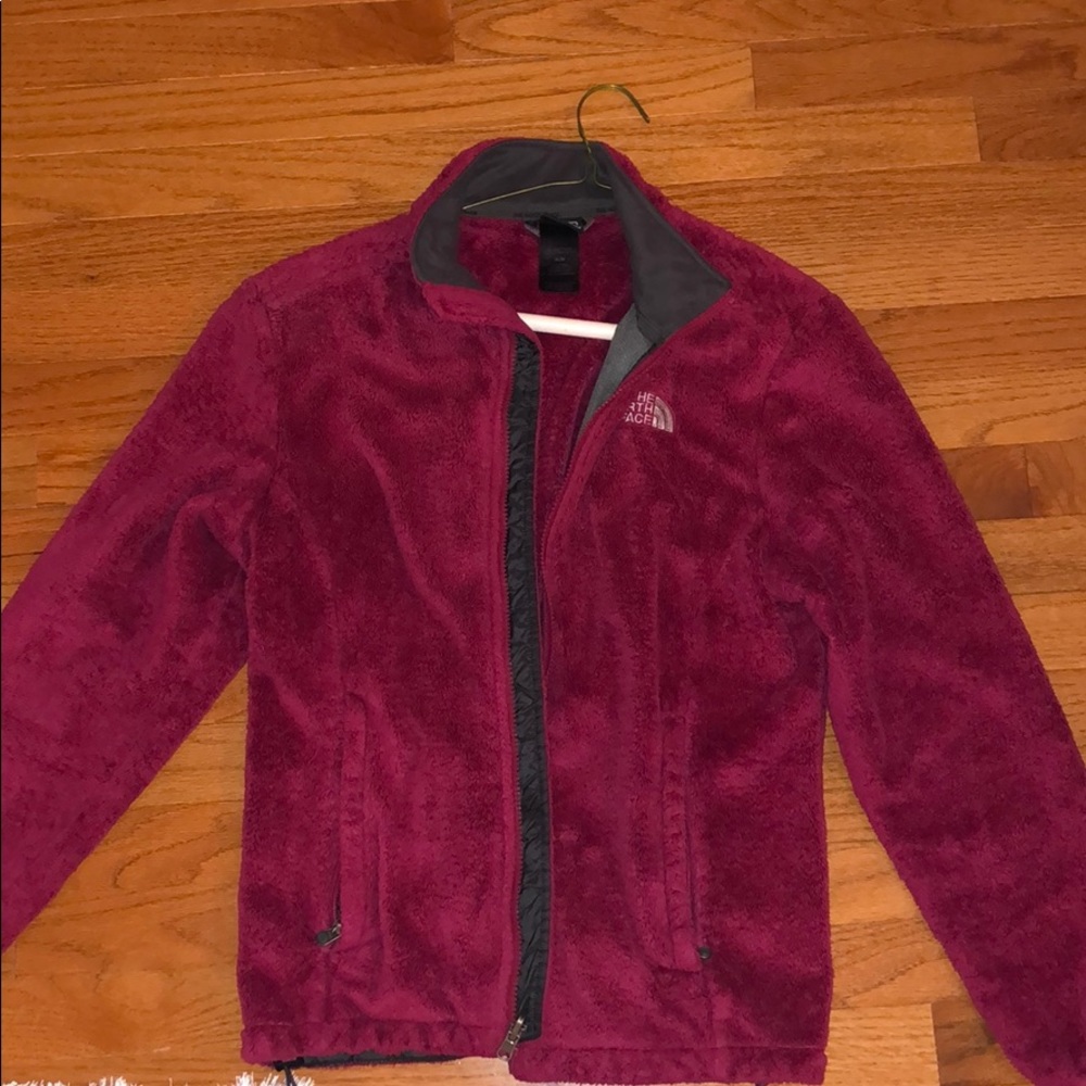 North face zip up jacket